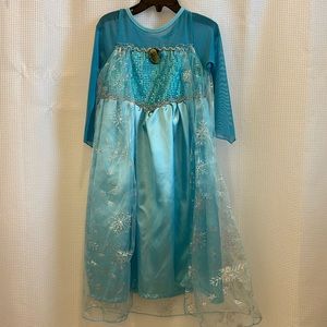 Girls Elsa Dress Size 4-5T